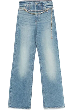 Maje Jeans mit Kettengürtel