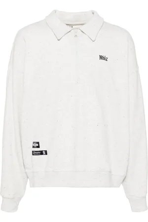 Izzue Besticktes Sweatshirt mit Reißverschluss