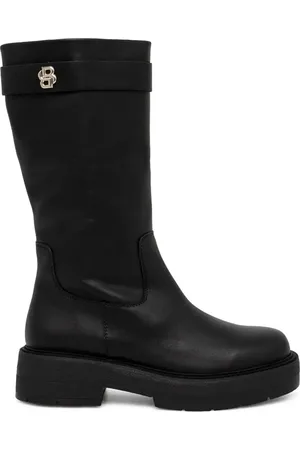 HUGO BOSS Stiefel mit Logo-Schild