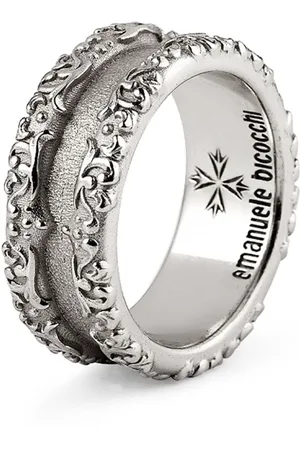EMANUELE BICOCCHI Ring mit Arabesque-Motiv
