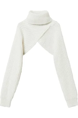 Twin-Set Gestrickter Bolero mit Rollkragen
