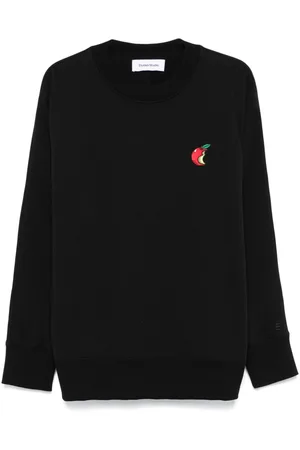 Etudes Sweatshirt mit Apfelstickerei