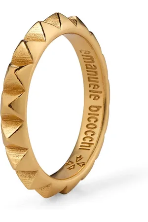 EMANUELE BICOCCHI Ring mit graviertem Logo