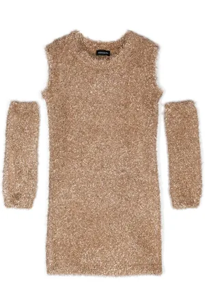 MONNALISA Minikleid aus Faux Shearling