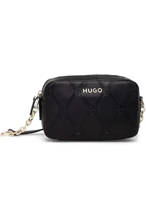 HUGO BOSS Umhängetasche mit Monogramm-Prägung