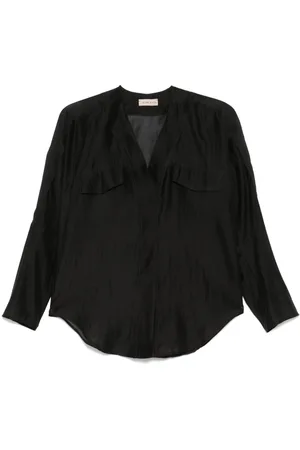 BLANCA Bluse mit V-Ausschnitt