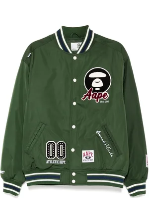 A Bathing Ape Bomberjacke mit Moonface-Logo