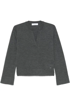 Kaos Pullover mit V-Ausschnitt