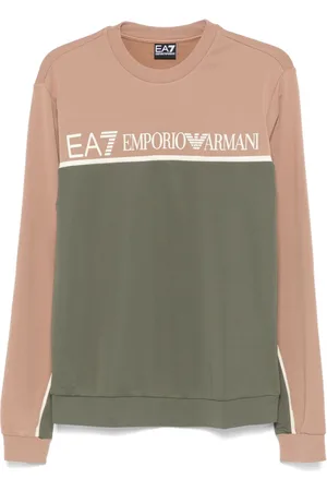 EA7 Sweatshirt mit Logo-Print