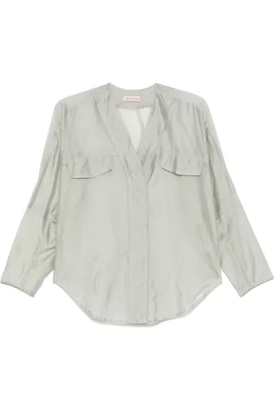 BLANCA Bluse mit V-Ausschnitt