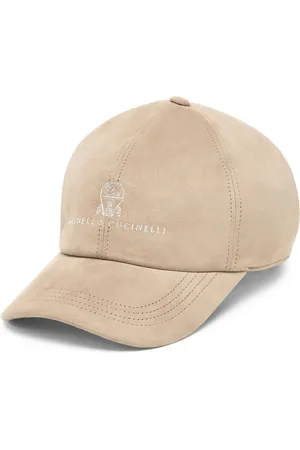 Brunello Cucinelli Baseballkappe aus Leder