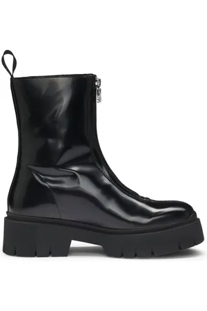 HUGO BOSS Stiefel mit Logo-Schild