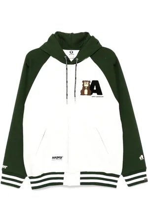 A Bathing Ape Kapuzenjacke mit Logo-Patch