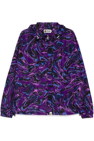 A Bathing Ape Kapuzenjacke mit Camouflage-Print