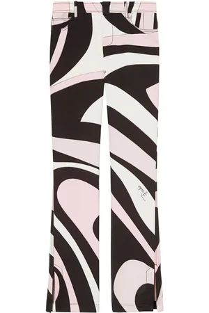 Puccini Hose mit Marmo-Print