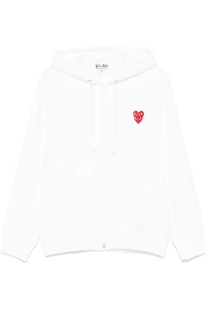 Comme des Garçons Kapuzenjacke mit Herz-Patch
