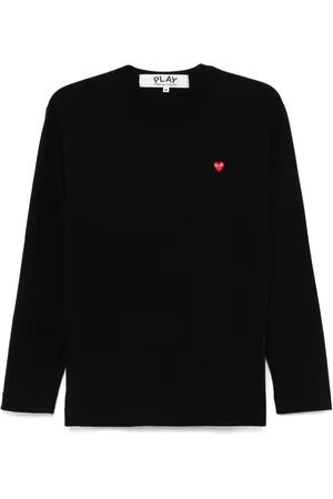 Comme des Garçons T-Shirt mit Herz-Patch