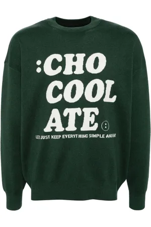 Chocoolate Pullover mit Logo-Print
