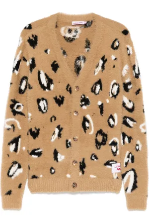Charles Jeffrey Loverboy Gebürsteter Cardigan mit Logo-Patch