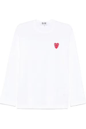Comme des Garçons T-Shirt mit Herz-Patch