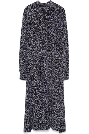 Karl Lagerfeld Midikleid mit Zebra-Print