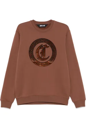 Roberto Cavalli Sweatshirt mit Logo-Stickerei