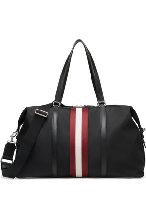 Bally Gestreifte Reisetasche