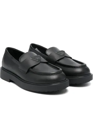 Emporio Armani Loafer mit Logo-Applikation