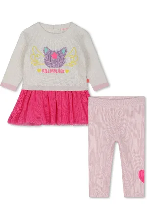 Billieblush Geripptes Strickkleid (2er-Set)
