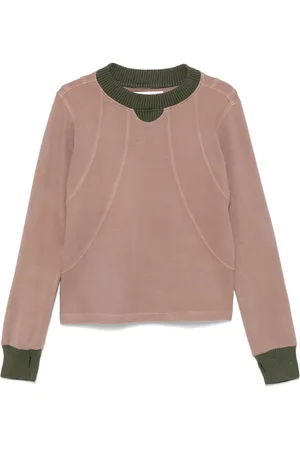 Charlie Constantinou Sweatshirt mit Waffeloptik