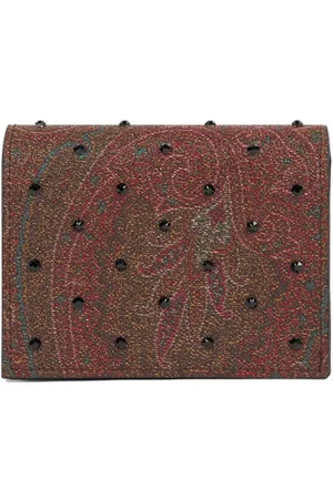 Etro Portemonnaie mit Strass-Paisley