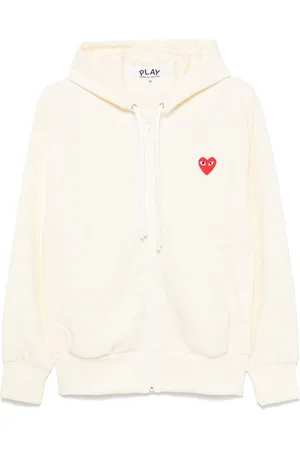 Comme des Garçons Hoodie mit Herzapplikation