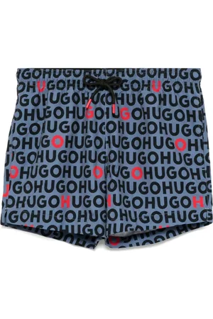 HUGO BOSS Badeshorts mit Logo-Print