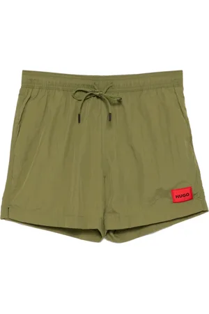 HUGO BOSS Badeshorts mit Logo-Patch