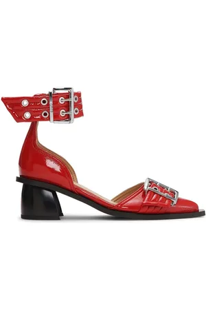 Ganni Offene Pumps mit Schnalle