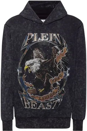 Philipp Plein Hoodie mit Logo-Patch