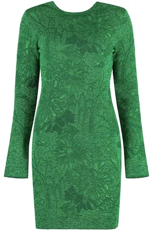 Givenchy Lurex-Minikleid aus Blumenjacquard