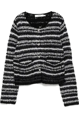 B+AB Cardigan mit rundem Ausschnitt
