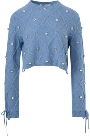PORTS 1961 Pullover mit Kristallen