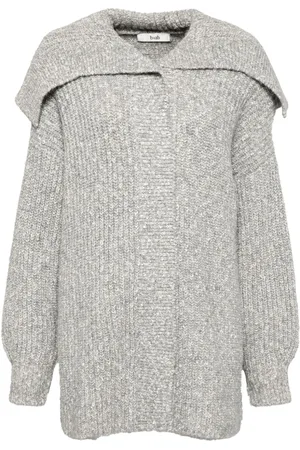 B+AB Cardigan mit Oversized-Kragen