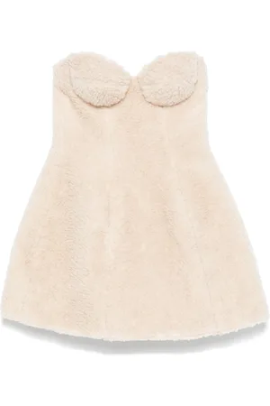 GIUSEPPE DI MORABITO Minikleid aus Faux Shearling