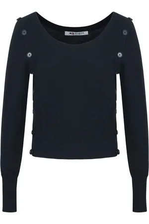 PORTS 1961 Pullover mit Knöpfen