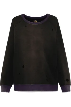 Pins & Needles Distressed-Sweatshirts