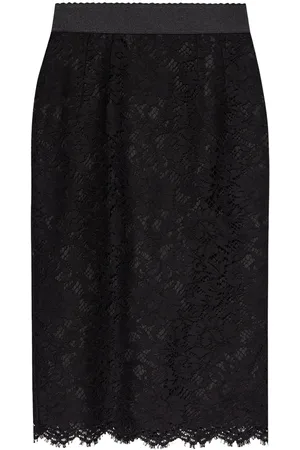 Dolce & Gabbana Midirock mit Spitzeneinsatz