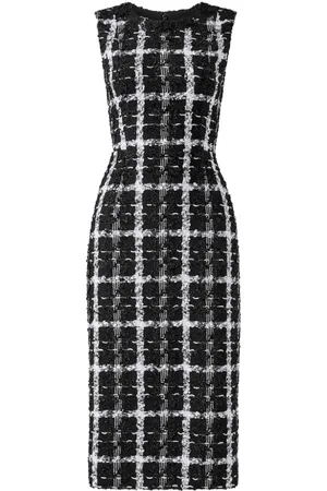 Carolina Herrera Midikleid aus Tweed