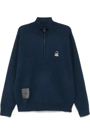 Izzue Sweatshirt mit kurzem Reißverschluss
