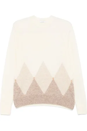 BALLANTYNE Pullover mit Argyle-Intarsie