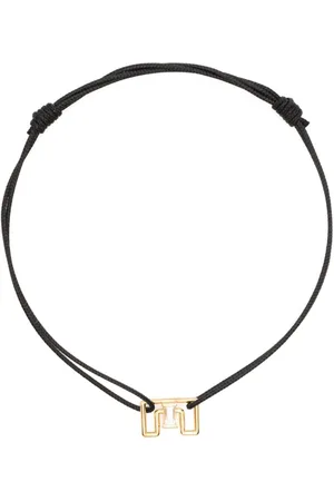 Aliita 9kt Letra E Gelbgoldarmband mit Amethyst