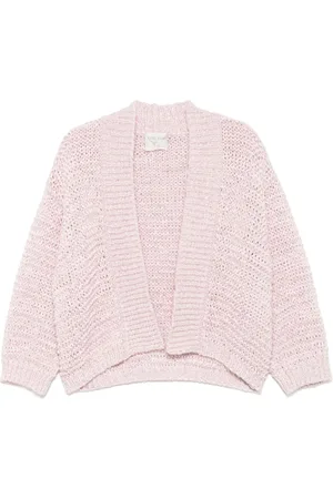 FORTE FORTE Cardigan mit Lochstrickmuster