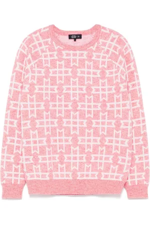 MAN ON THE BOON. Pullover mit Jacquard-Logo
